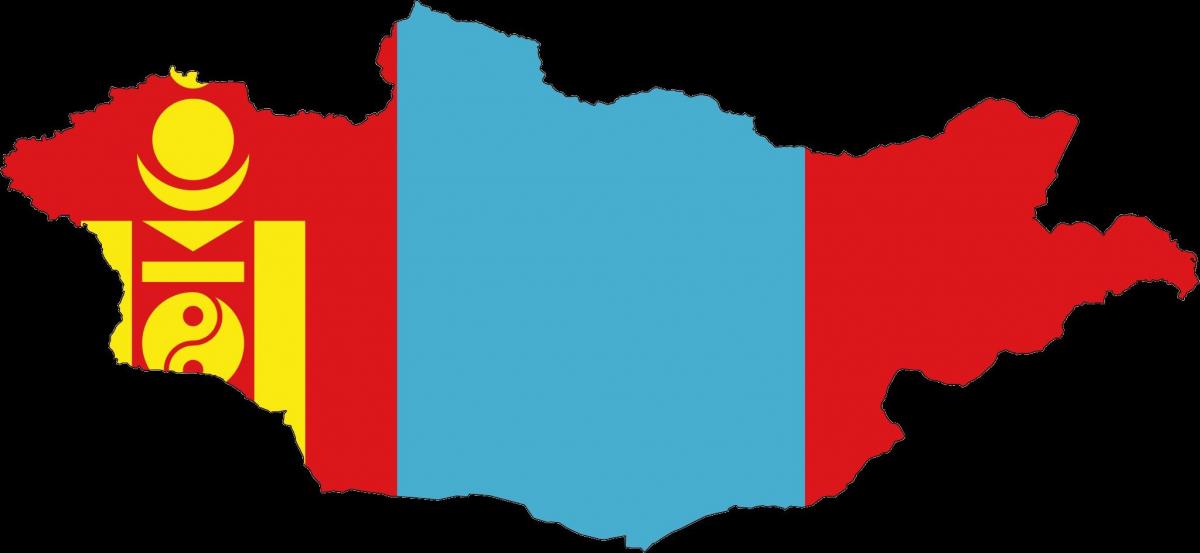 kort af Kamerún fána