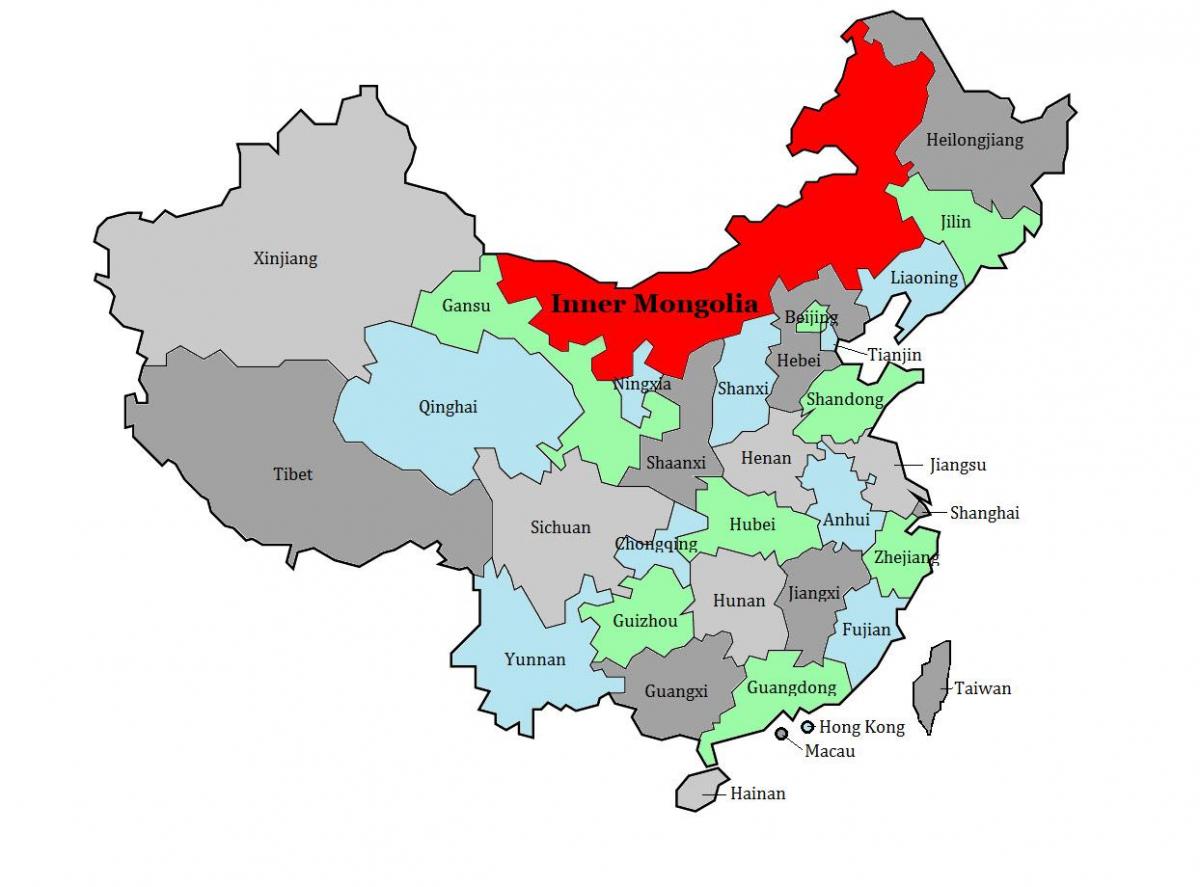 kort af Kamerún svæðinu